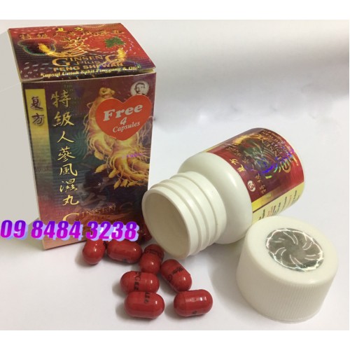 GINSENG PLUS FENG SHI WAN Trị đau nhức xương khớp do phong thấp, viêm khớp, gout ...